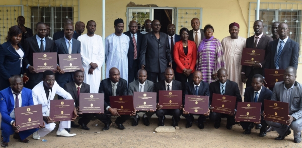 Remise des diplômes aux lauréats de la 5ème promotion de l’ief-pôle régionale de Libreville